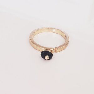 Black and Gold Ring
